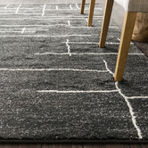 Elemental Rug Collective Charcoal Doux Power-Loomed Rug