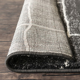 Elemental Rug Collective Charcoal Doux Power-Loomed Rug