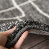 Elemental Rug Collective Charcoal Doux Power-Loomed Rug