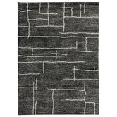 Elemental Rug Collective Charcoal Doux Power-Loomed Rug
