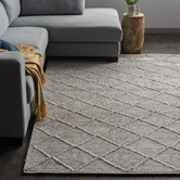 Elemental Rug Collective Beige Crossroads Wool-Blend Area Rug