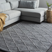 Elemental Rug Collective Grey Crossroads Wool-Blend Area Rug
