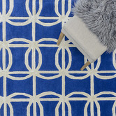 Elemental Rug Collective Blue Cloud Atlas Wool-Blend Area Rug