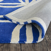 Elemental Rug Collective Blue Cloud Atlas Wool-Blend Area Rug