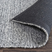 Elemental Rug Collective Grey Lynx Hand Made Wool-Blend Rug