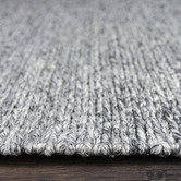 Elemental Rug Collective Grey Lynx Hand Made Wool-Blend Rug