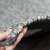Elemental Rug Collective Grey Lynx Hand Made Wool-Blend Rug