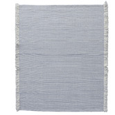 Elemental Rug Collective Light Grey Medina Fringed Wool-Blend Rug
