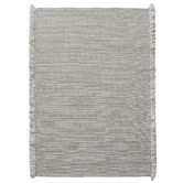 Elemental Rug Collective Beige Medina Fringed Wool-Blend Rug