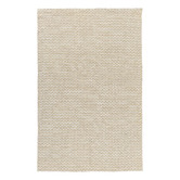 Elemental Rug Collective White Chevron Cotton &amp; Jute Rug
