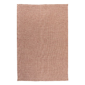 Elemental Rug Collective Red Chevron Cotton &amp; Jute Rug