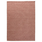 Elemental Rug Collective Red Rustic Diamond Cotton &amp; Jute Rug