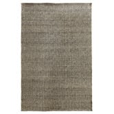 Elemental Rug Collective Navy Rustic Diamond Cotton &amp; Jute Rug