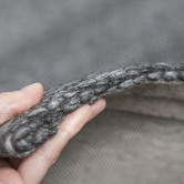 Elemental Rug Collective Grey Jacquard Signature Wool-Blend Rug
