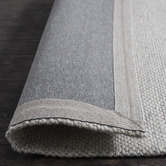 Elemental Rug Collective White Jacquard Signature Wool-Blend Rug