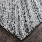 Elemental Rug Collective Grey &amp; White Nuevo Wool-Blend Rug