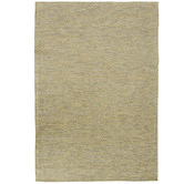 Elemental Rug Collective Yellow Lima Hand-Woven Cotton Rug