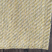 Elemental Rug Collective Yellow Lima Hand-Woven Cotton Rug