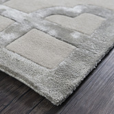 Elemental Rug Collective Taupe Gatsby Wool-Blend Rug