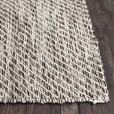 Elemental Rug Collective Brown Lima Hand-Woven Cotton Rug