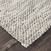 Elemental Rug Collective Brown Lima Hand-Woven Cotton Rug