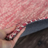 Elemental Rug Collective Red Lima Hand-Woven Cotton Rug