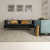 Elemental Rug Collective Vanilla Fish Eye Hand-Woven Wool Area Rug