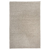 Elemental Rug Collective Ivory Fish Eye Hand-Woven Wool Area Rug
