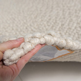 Elemental Rug Collective Ivory Fish Eye Hand-Woven Wool Area Rug