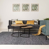 Elemental Rug Collective Navy Nirvana Hand-Knotted New Zealand Wool Rug