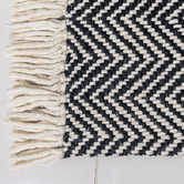 Elemental Rug Collective Black Munich Wool-Blend Rug