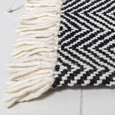Elemental Rug Collective Black Munich Wool-Blend Rug
