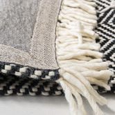 Elemental Rug Collective Black Munich Wool-Blend Rug