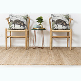 Elemental Rug Collective Natural Kerala Cotton-Blend Rug