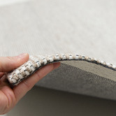 Elemental Rug Collective Beige Jacquard Oslo Wool-Blend Rug