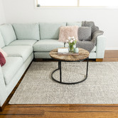 Elemental Rug Collective Grey Warsaw Hand Made Wool Rug