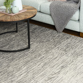 Elemental Rug Collective Charcoal Warsaw Hand Made Wool Rug