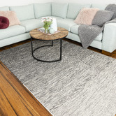 Elemental Rug Collective Charcoal Warsaw Hand Made Wool Rug