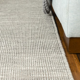 Elemental Rug Collective Grey Warsaw Hand Made Wool Rug