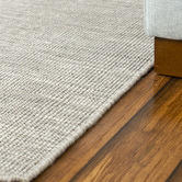 Elemental Rug Collective Grey Warsaw Hand Made Wool Rug
