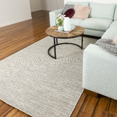 Elemental Rug Collective Grey Warsaw Hand Made Wool Rug