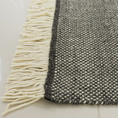 Elemental Rug Collective Black Miracle Hand-Woven Wool Rug