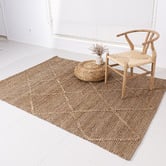Elemental Rug Collective Natural Dune Braided Jute Rug