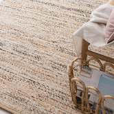 Elemental Rug Collective Manhattan Hand-Woven Jute &amp; Wool Rug