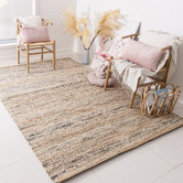 Elemental Rug Collective Manhattan Hand-Woven Jute &amp; Wool Rug