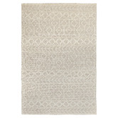 Elemental Rug Collective Ivory Palermo Hand-Woven Wool Rug