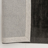 Elemental Rug Collective Black Carizza Hand-Loomed Viscose Rug