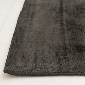 Elemental Rug Collective Black Carizza Hand-Loomed Viscose Rug