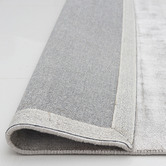 Elemental Rug Collective Silver Carizza Hand-Loomed Viscose Rug