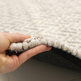 Elemental Rug Collective Beige Sorrento Fx Hand-Woven Wool-Blend Rug
